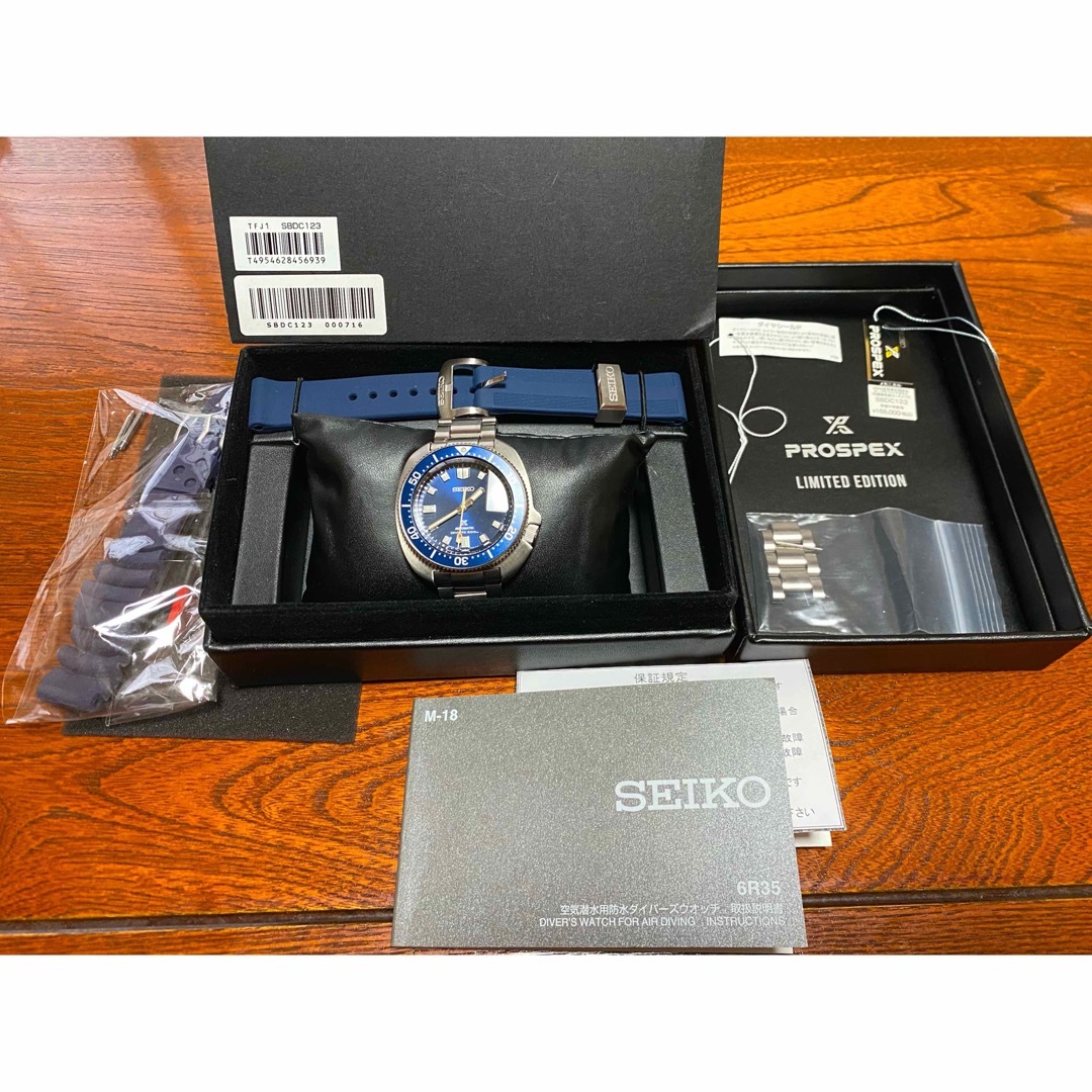 値引きする 期間限定SEIKO おまけ有 記念 SBDC123 DIVER Prospex 腕時計(アナログ)