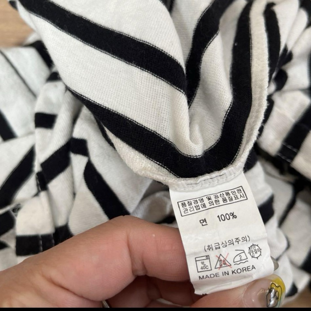 こども ビームス(コドモビームス)のブブオルブ　韓国製　ストライプ　スカート  キッズ/ベビー/マタニティのキッズ服女の子用(90cm~)(スカート)の商品写真