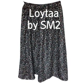 サマンサモスモス(SM2)の最終値下Loytaa小花柄ギャザーskフリー大きいサイズの方も履けます未使用(ロングスカート)