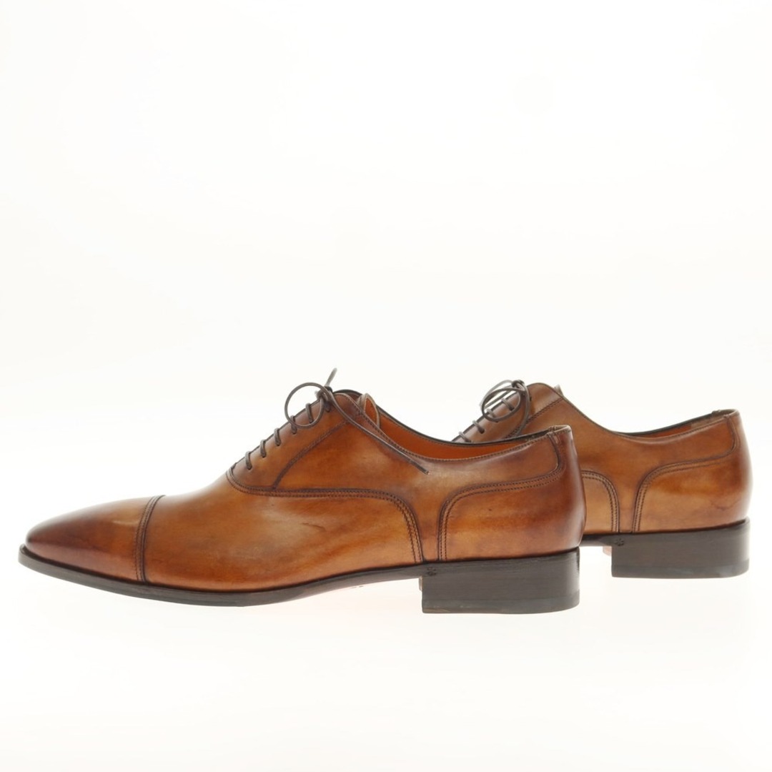 Santoni(サントーニ)の【中古】【未使用】サントーニ Santoni ストレートチップ ドレスシューズ ブラウン【サイズ8 1/2】【メンズ】 メンズの靴/シューズ(ドレス/ビジネス)の商品写真