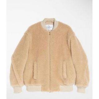 マックスマーラ(Max Mara)のマックスマーラ　テディベアボンバージャケット　コート(ブルゾン)