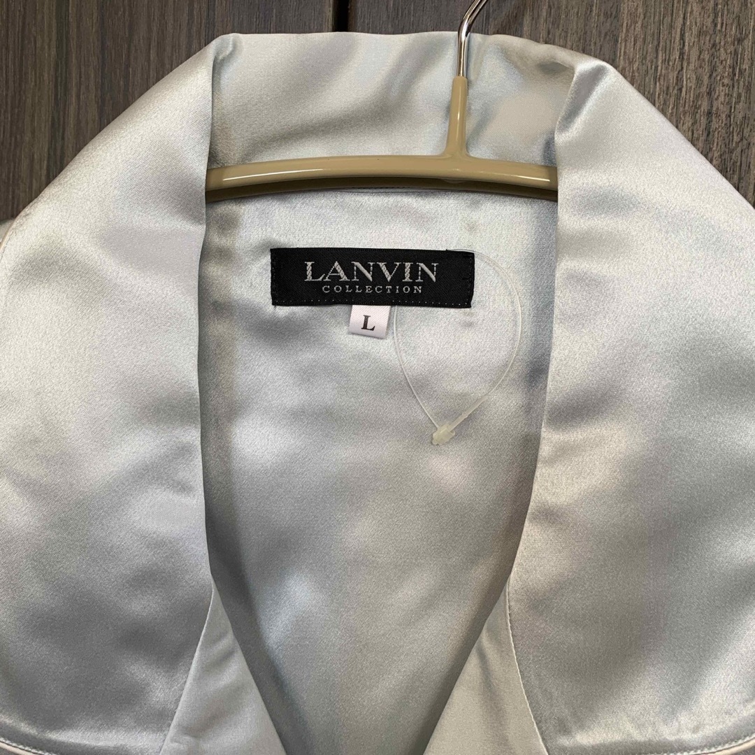 LANVIN(ランバン)の未使用品　ランバン　シルク100%パジャマ　Ｌサイズ メンズのメンズ その他(その他)の商品写真