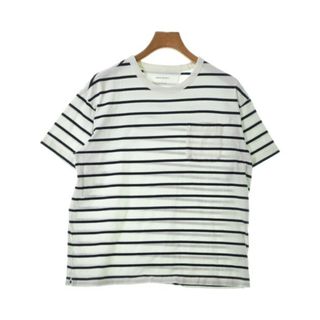 バナナリパブリック(Banana Republic)のBANANA REPUBLIC Tシャツ・カットソー L 白x黒(ボーダー) 【古着】【中古】(Tシャツ/カットソー(半袖/袖なし))