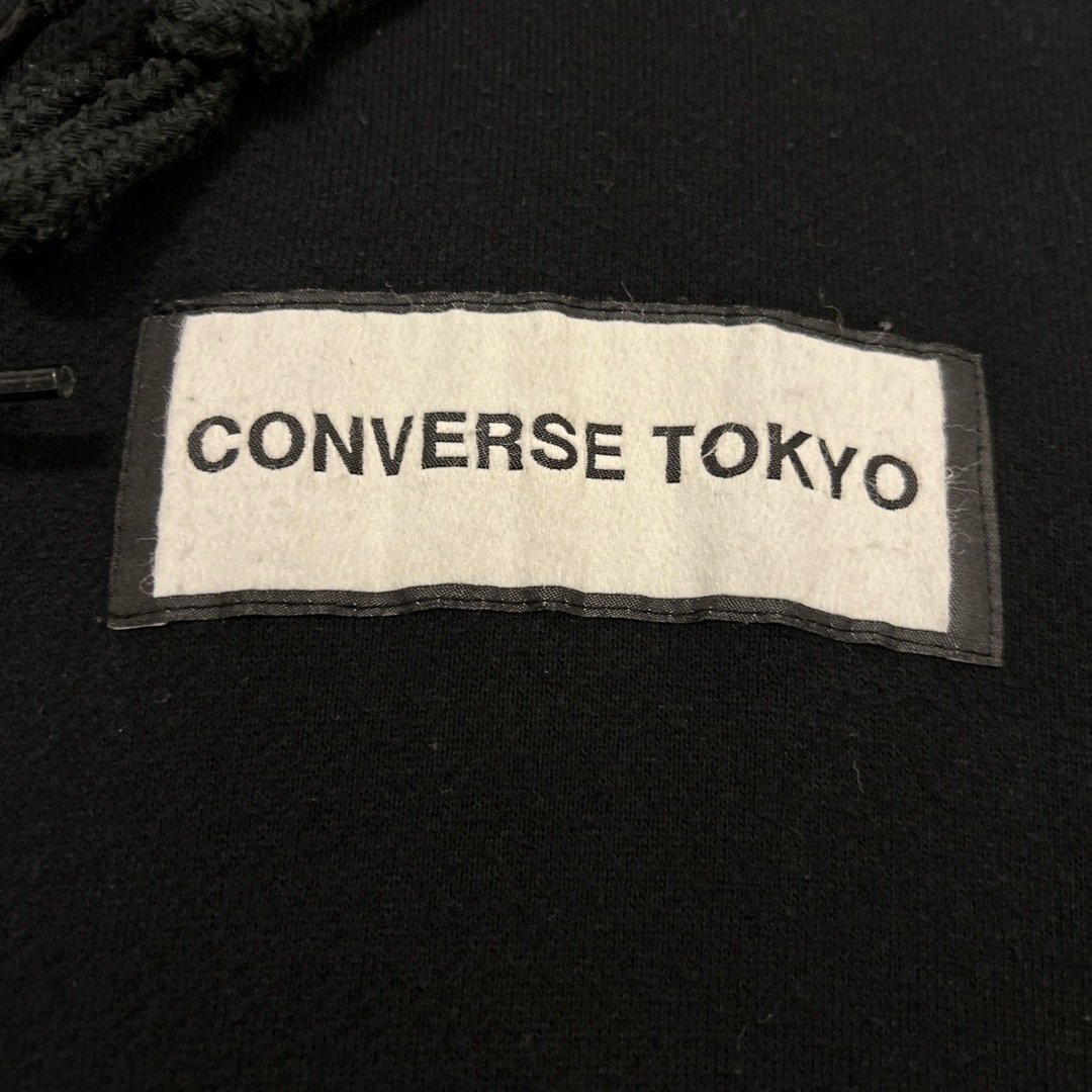 CONVERSE(コンバース)のコンバース⭐︎メンズパーカー　黒　サイズ3 メンズのトップス(パーカー)の商品写真