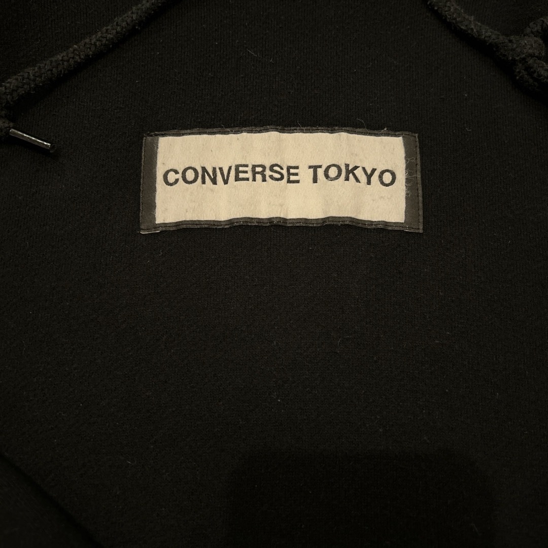 CONVERSE(コンバース)のコンバース⭐︎メンズパーカー　黒　サイズ3 メンズのトップス(パーカー)の商品写真