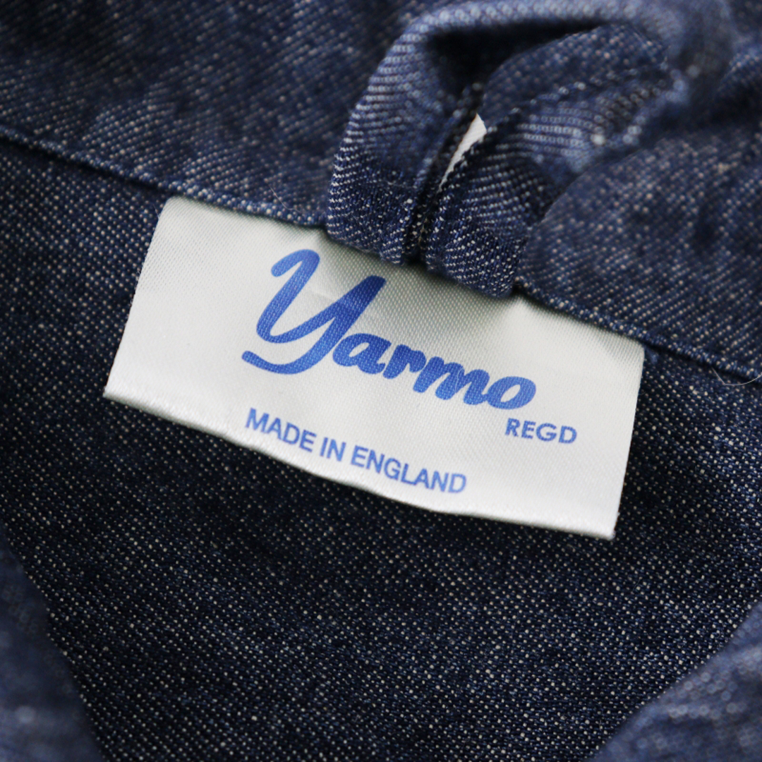 Yarmo(ヤーモ)のヤーモ YARMO インディゴ染め デニム ジャンプスーツ S/インディゴブルー トップス オールインワン ワーク【2400013633482】 レディースのパンツ(サロペット/オーバーオール)の商品写真