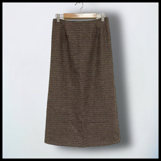 【LAUIR】 バックゴムタイトロングスカート 大きいサイズ(ロングスカート)