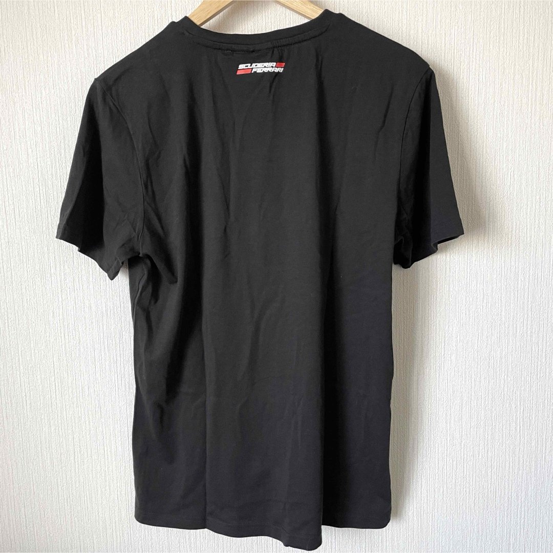 Ferrari(フェラーリ)の【Ferrari】フェラーリ プリントTシャツ 半袖 夏服 黒 M メンズのトップス(Tシャツ/カットソー(半袖/袖なし))の商品写真