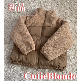 キューティーブロンド(Cutie Blonde)の☆新品CutieBlonde ダウンジャケットM☆(ダウンジャケット)