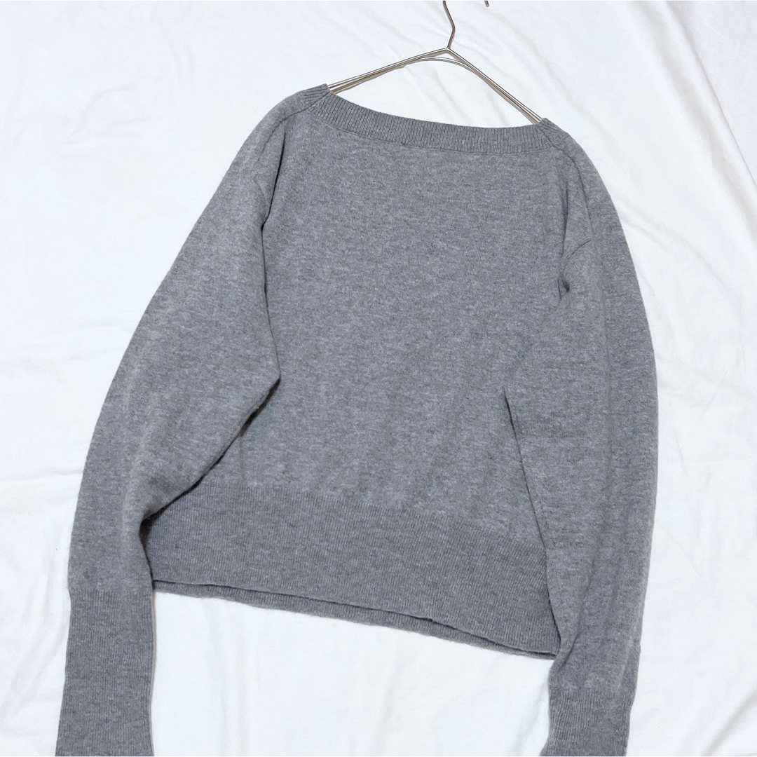 theory(セオリー)のTheory ウールロゴニットプルオーバー  CITY KNIT 毛100% レディースのトップス(ニット/セーター)の商品写真