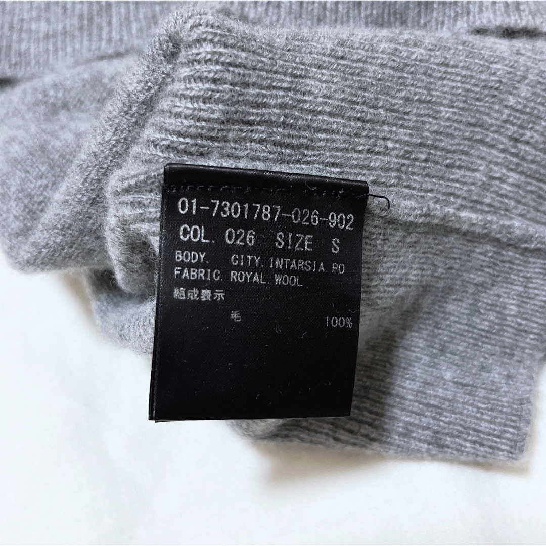 theory(セオリー)のTheory ウールロゴニットプルオーバー  CITY KNIT 毛100% レディースのトップス(ニット/セーター)の商品写真