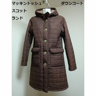 マッキントッシュ(MACKINTOSH)のマッキントッシュ スコットランド　レディース　ダウンコート　裏地ボア　３６サイズ(ダウンコート)