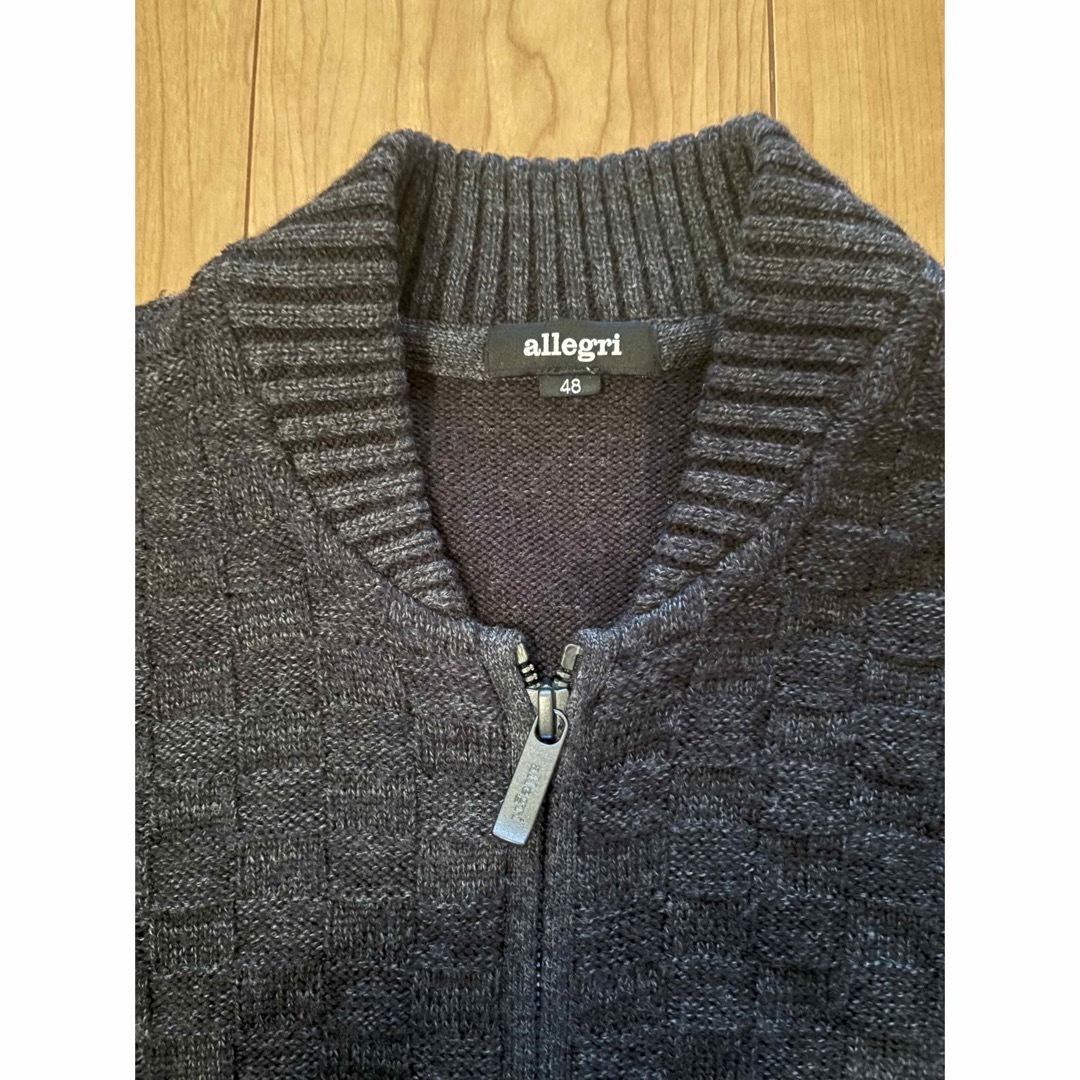 allegri(アレグリ)のアレグリ　ニットブルゾン メンズのジャケット/アウター(ブルゾン)の商品写真