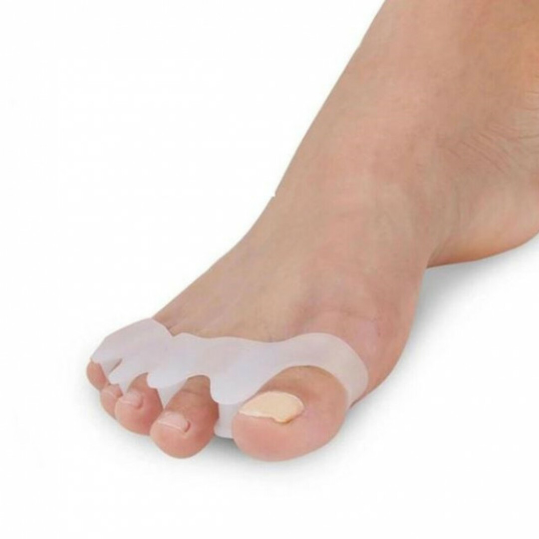内反小趾サポーター 2個 外反母趾 足指 男女兼用 2個 小指 矯正 シリコン コスメ/美容のボディケア(フットケア)の商品写真