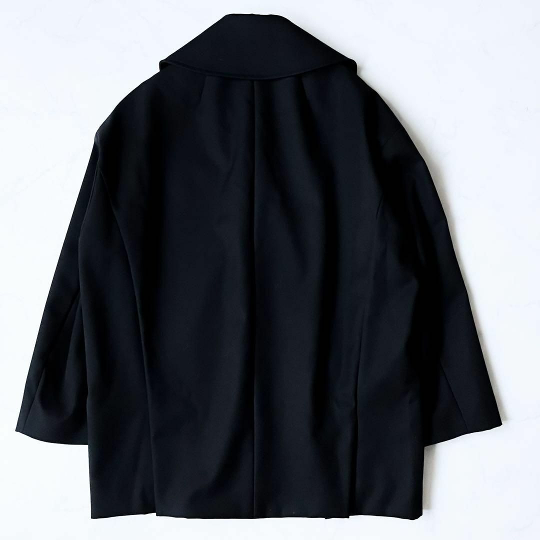 DEUXIEME CLASSE(ドゥーズィエムクラス)の極美品✨ドゥーズィエムクラス MUSE オーバサイズコート ゆったり ブラック レディースのジャケット/アウター(ロングコート)の商品写真