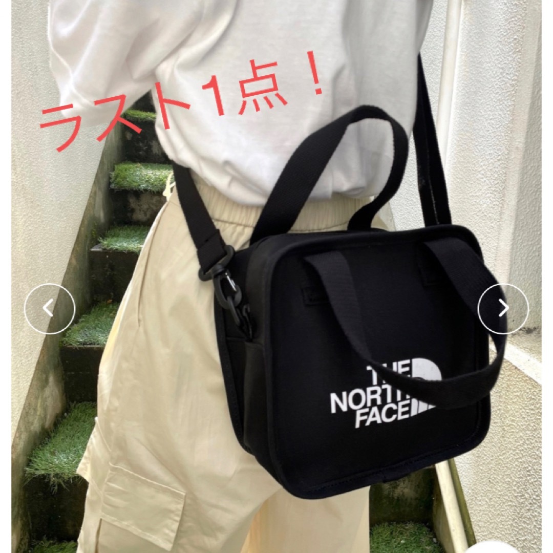 THE NORTH FACE(ザノースフェイス)の韓国ノースフェイスホワイトレーベルSQUARETOTEスクエアトートブラック レディースのバッグ(ショルダーバッグ)の商品写真