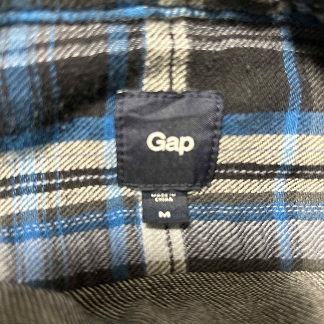 GAP(ギャップ)のGAP ギャップ　フランネルシャツ 長袖シャツ チェック柄　サイズM メンズのトップス(シャツ)の商品写真