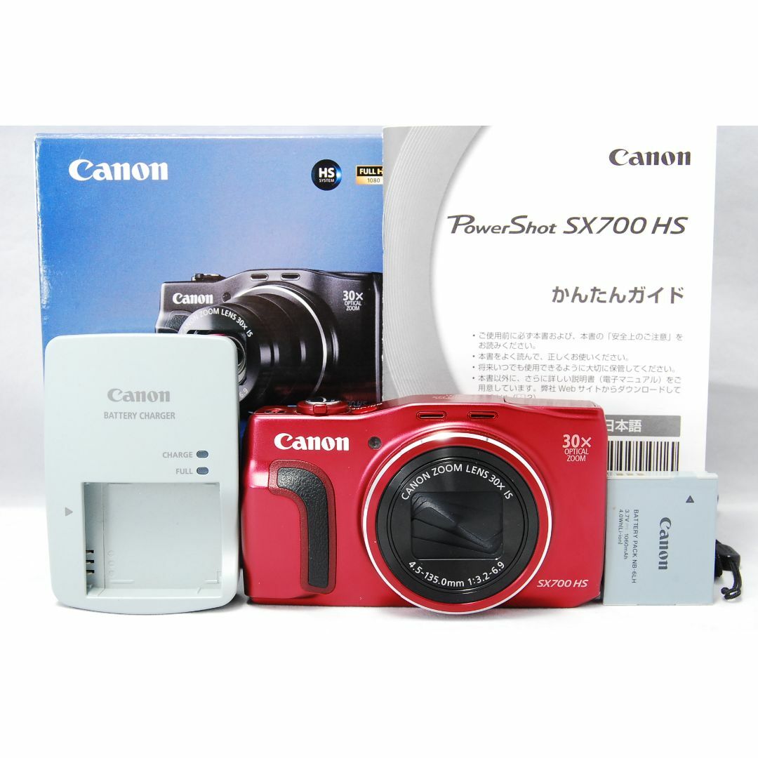 Amazon | Canon デジタルカメラ Power Shot SX700 HS レッド