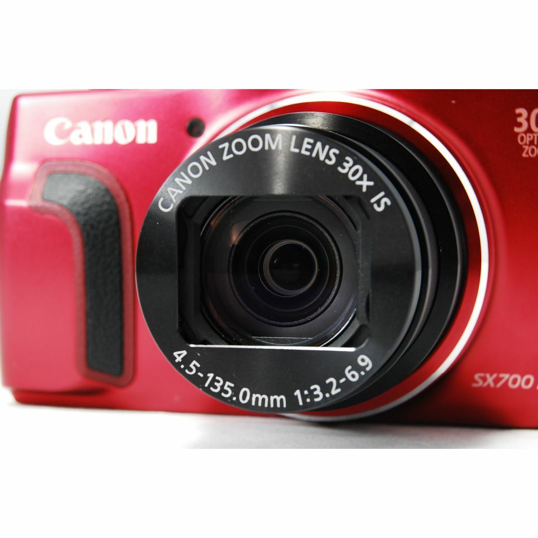 Canon PowerShot SX700 HS レッド 光学30倍ズーム コンパクト Canon PowerShot SX700 HS レッド 光学30倍ズーム コンパクト
