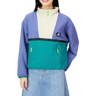 ニューバランス(New Balance)の[ニューバランス] フリース 1/4ZIP アノラックAWT03529(トレーナー/スウェット)