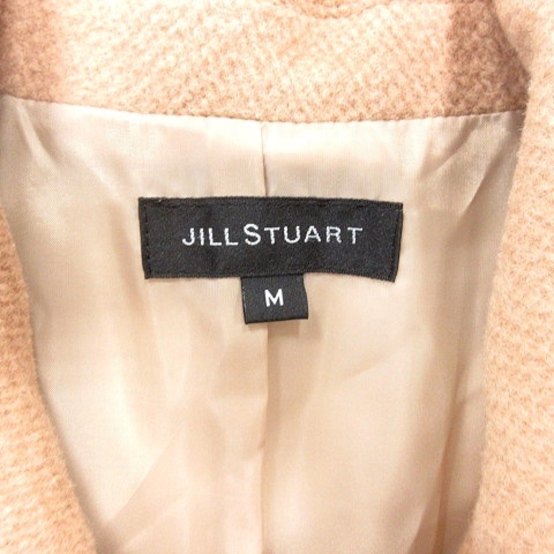 JILLSTUART(ジルスチュアート)のジルスチュアート ステンカラーコート ロング 総裏地 ウール M キャメル 茶 レディースのジャケット/アウター(その他)の商品写真