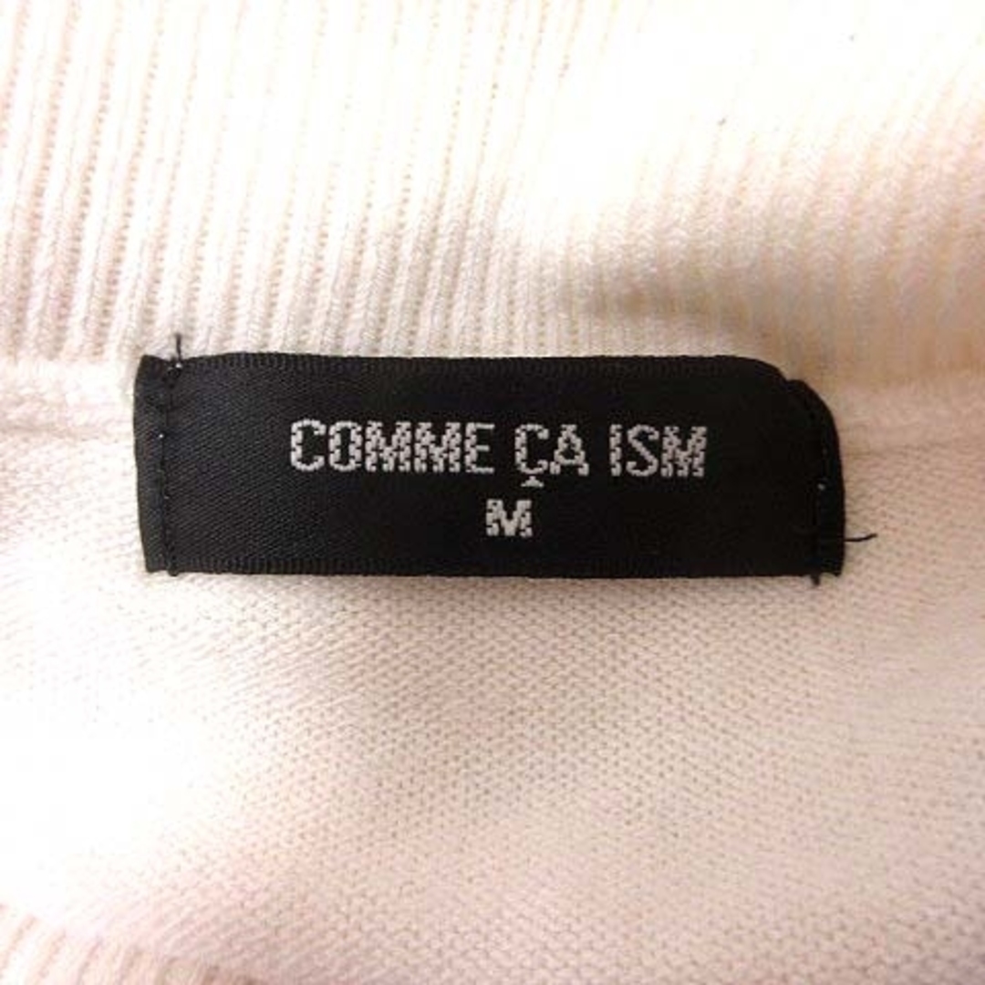 COMME CA ISM(コムサイズム)のCOMME CA ISM ニット カットソー タートルネック 長袖 M 白 メンズのトップス(ニット/セーター)の商品写真