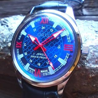 オリス(ORIS)の●美品！●オリス■ORIS 手巻き機械式ヴィンテージメンズ腕時計アンティーク即納(腕時計(アナログ))