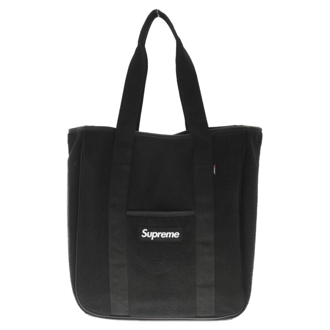 Supreme(シュプリーム)のSUPREME シュプリーム 18AW Polartec Tote Bag ポーラテックトートバッグ フリースバッグ ブラック メンズのバッグ(トートバッグ)の商品写真