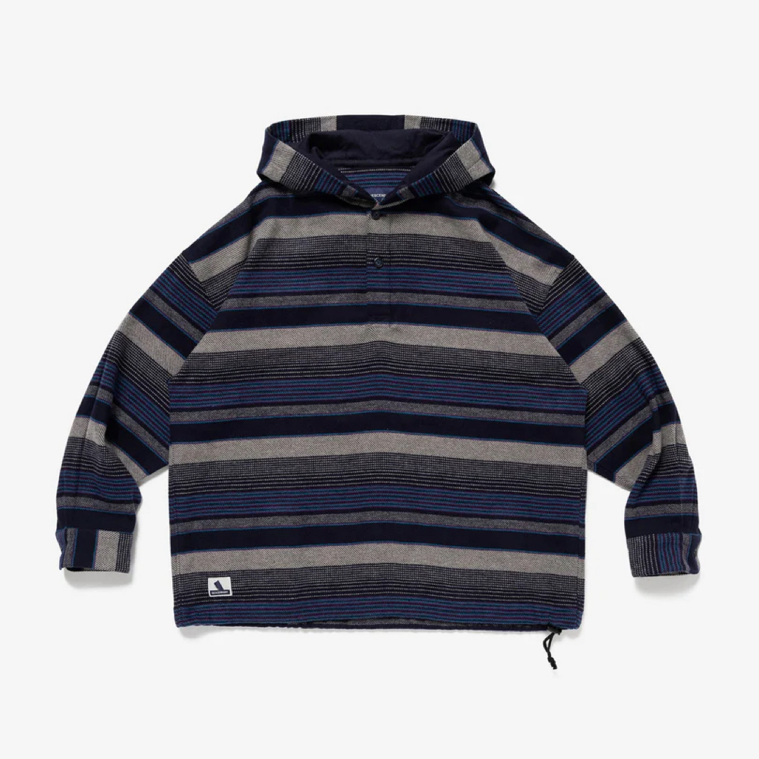 DESCENDANT(ディセンダント)のDESCENDANT MOLE HOODED STRIPE LS SHIRT  メンズのトップス(シャツ)の商品写真