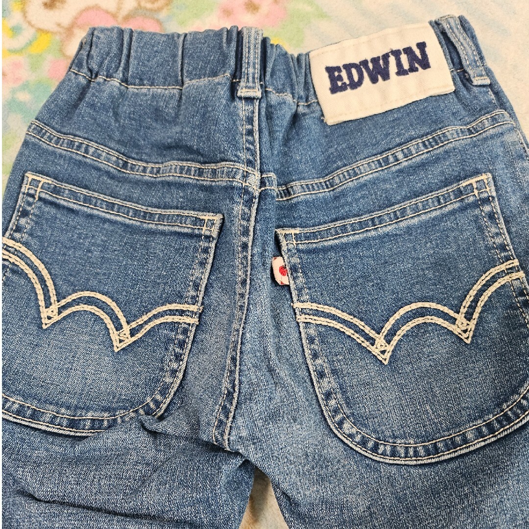 EDWIN(エドウィン)のEDWIN　デニムパンツ　120 キッズ/ベビー/マタニティのキッズ服男の子用(90cm~)(パンツ/スパッツ)の商品写真