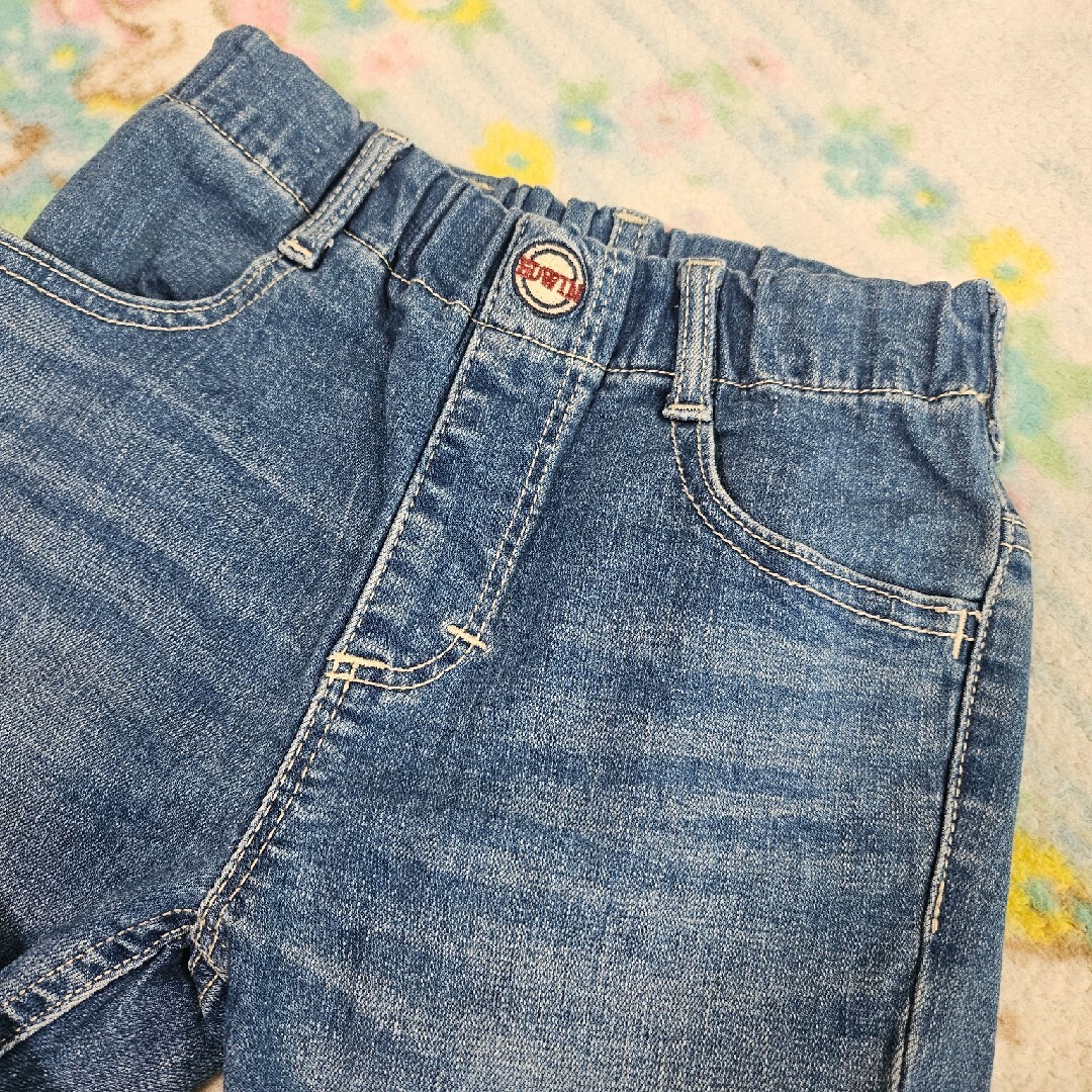 EDWIN(エドウィン)のEDWIN　デニムパンツ　120 キッズ/ベビー/マタニティのキッズ服男の子用(90cm~)(パンツ/スパッツ)の商品写真