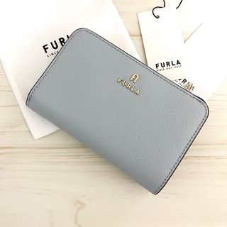 フルラ(Furla)のFURLA    折り財布   ライトブルー  二つ折り財布(財布)