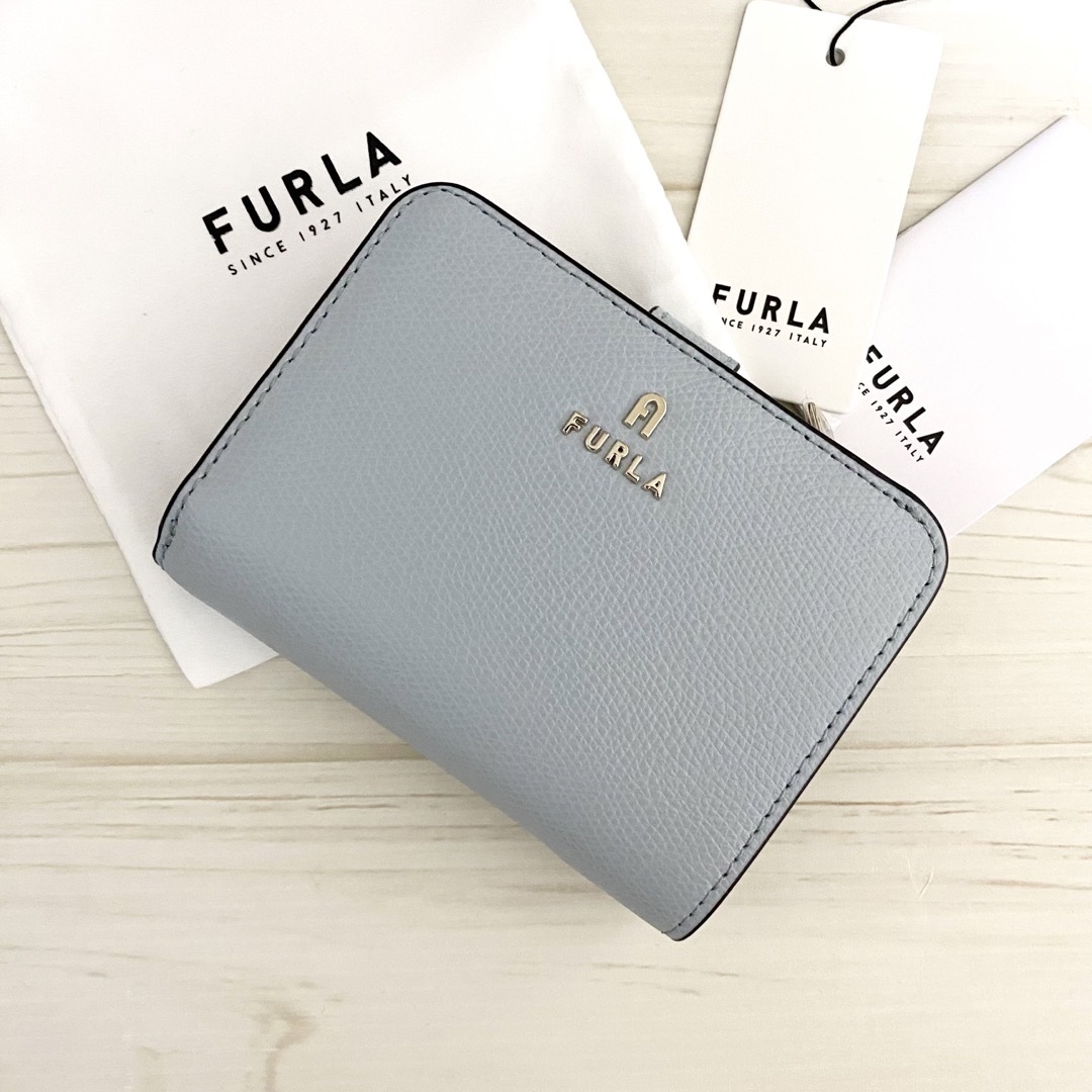 FURLA 折り財布 ライトブルー 二つ折り財布mintオススメ一覧