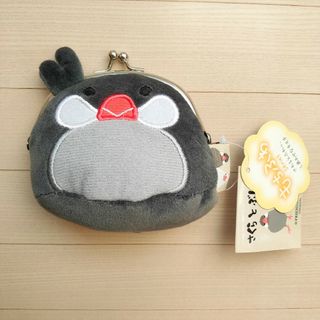 さくらとぶんた　がまぐちポーチ　文鳥(キャラクターグッズ)