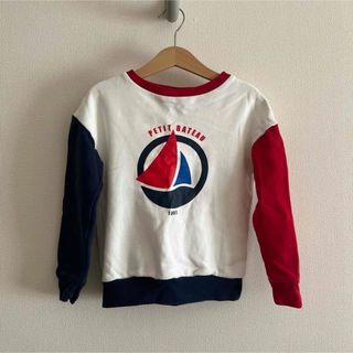 プチバトー(PETIT BATEAU)のPETIT BATEAU トレーナー 5ans/110cm(Tシャツ/カットソー)