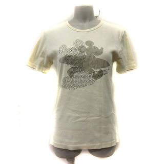 ムッシュニコル(MONSIEUR NICOLE)のムッシュニコル Tシャツ カットソー 半袖 ミッキーマウス M 黄色 イエロー(Tシャツ(半袖/袖なし))