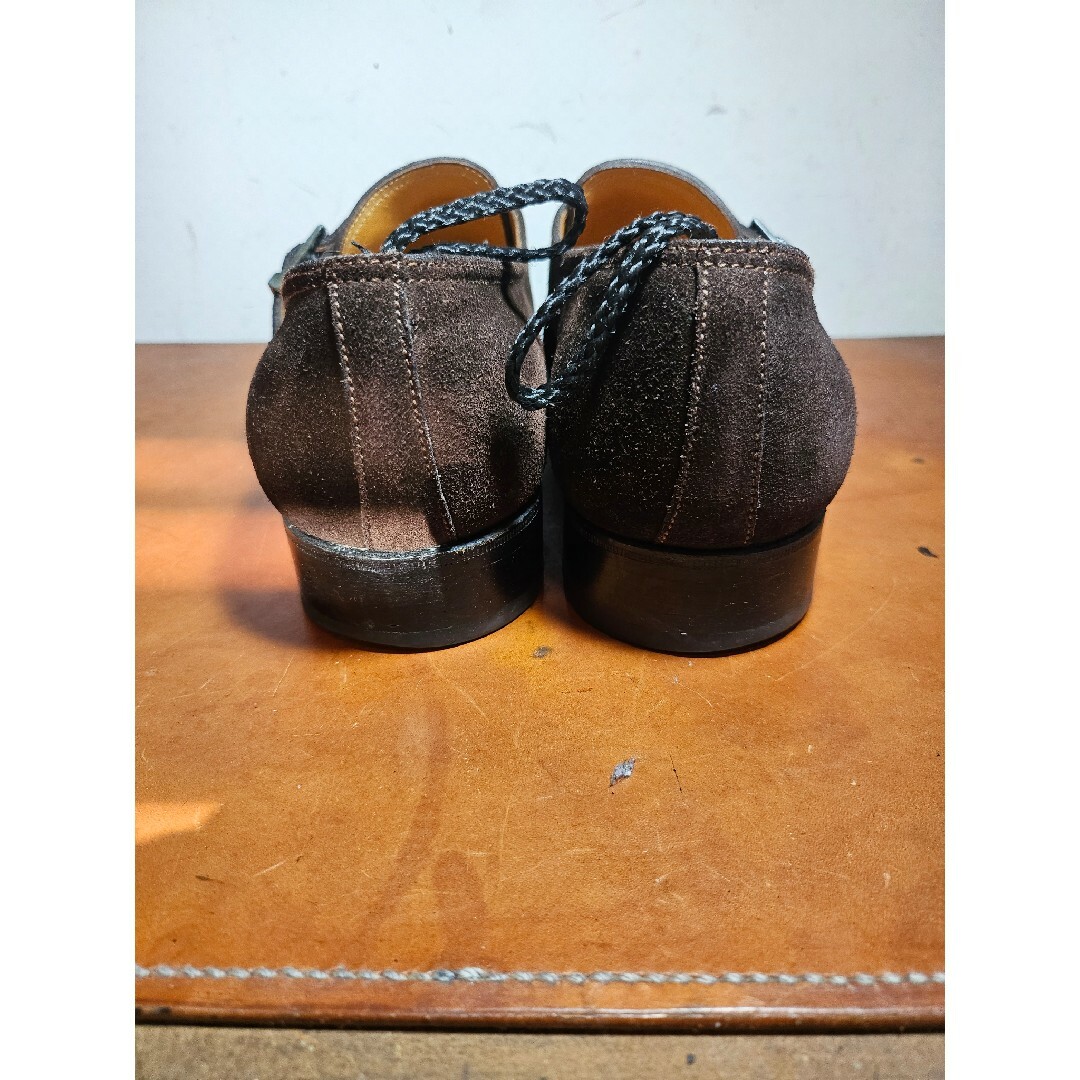 J.M. WESTON(ジェーエムウエストン)のJ.M.WESTON  フローラライン　スエードシングルモンクストラップシューズ メンズの靴/シューズ(ドレス/ビジネス)の商品写真