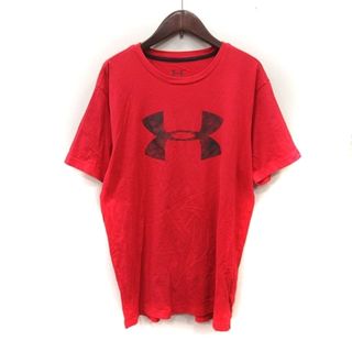 アンダーアーマー(UNDER ARMOUR)のアンダーアーマー Tシャツ カットソー 半袖 LG 赤 レッド /YI(Tシャツ/カットソー(半袖/袖なし))