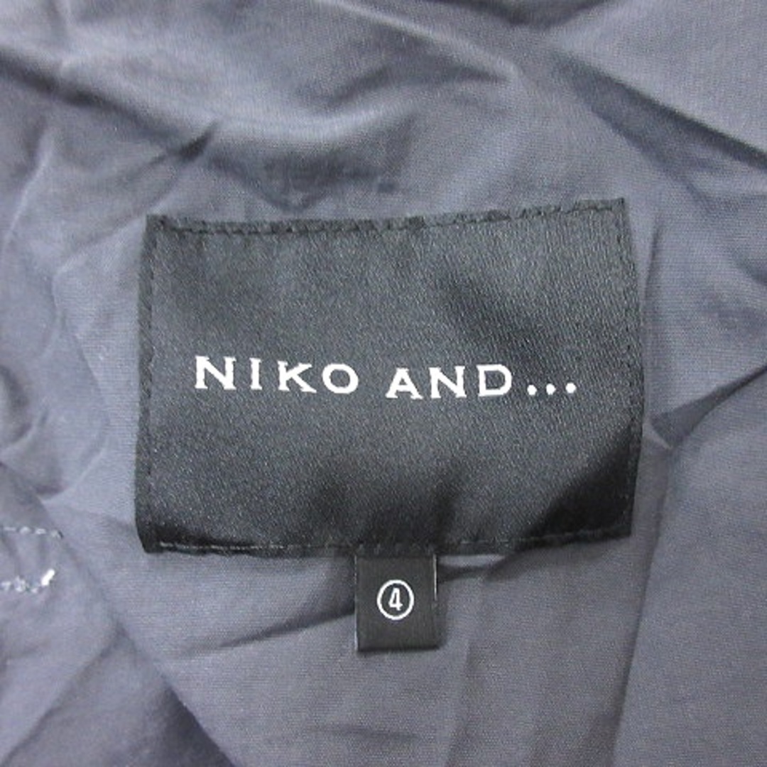 niko and...(ニコアンド)のニコアンド ステンカラーコート ナイロン 4 グレー /YI メンズのジャケット/アウター(ステンカラーコート)の商品写真