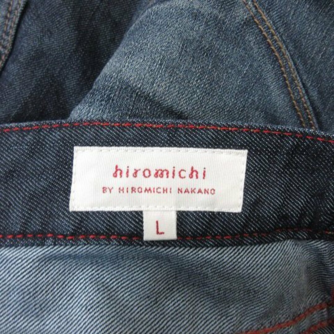 HIROMICHI NAKANO(ヒロミチナカノ)のヒロミチナカノ パンツ デニム ジーンズ ダメージ加工 L 紺 ネイビー /YI メンズのパンツ(デニム/ジーンズ)の商品写真