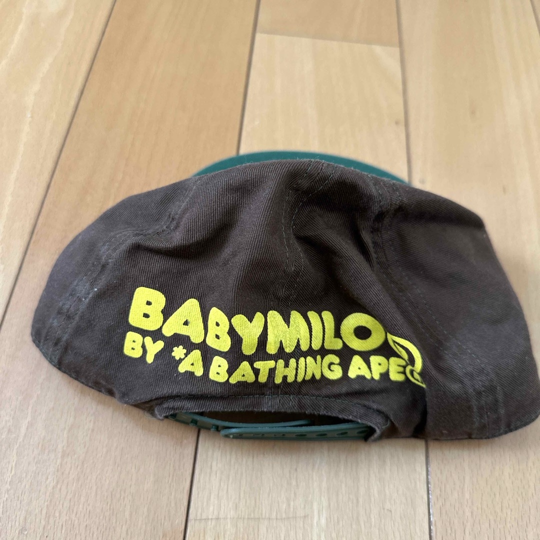 A BATHING APE(アベイシングエイプ)の子供用　キャップ キッズ/ベビー/マタニティのこども用ファッション小物(帽子)の商品写真