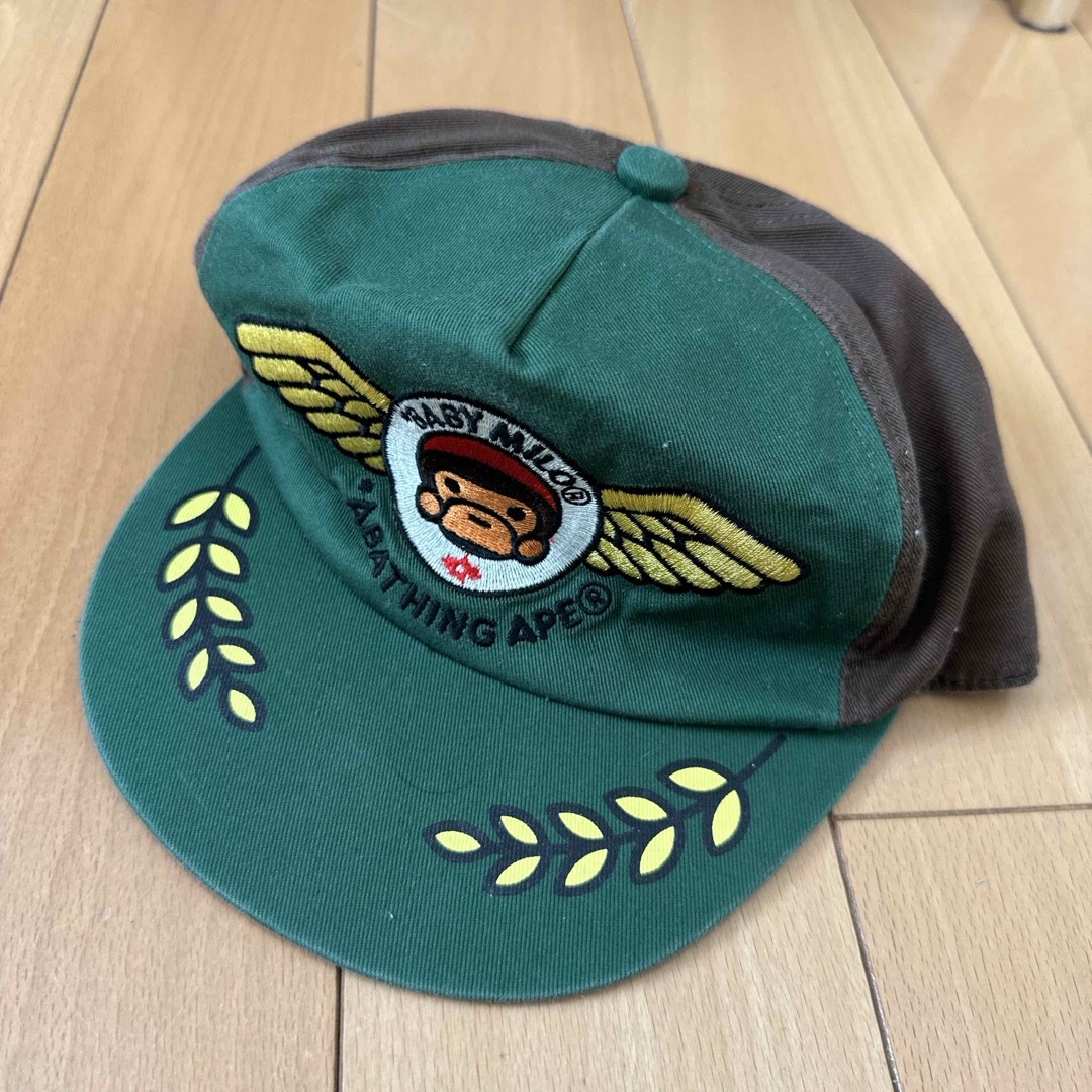 A BATHING APE(アベイシングエイプ)の子供用　キャップ キッズ/ベビー/マタニティのこども用ファッション小物(帽子)の商品写真