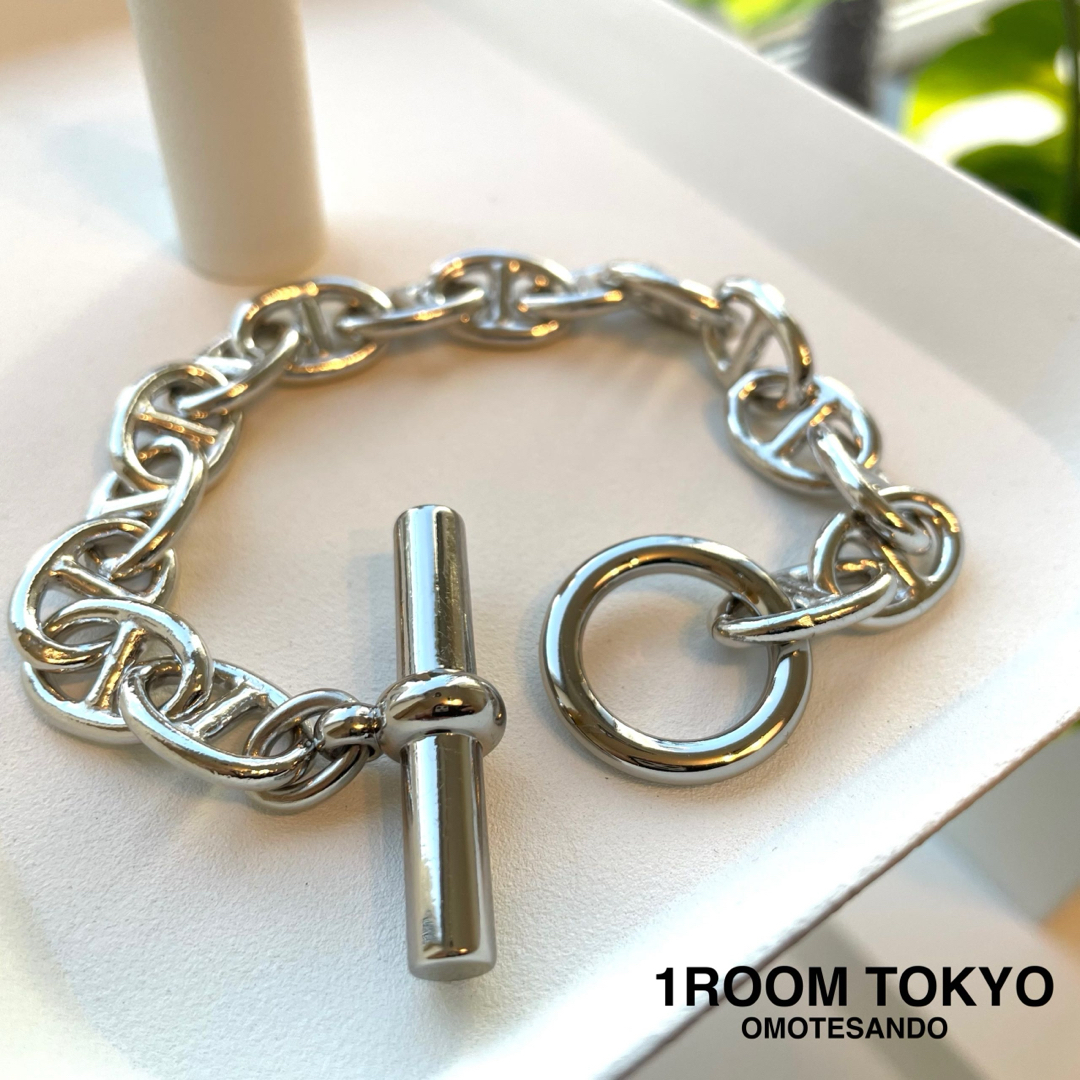 1ROOM TOKYO アンカーチェーンブレスレットMM メンズのアクセサリー(ブレスレット)の商品写真