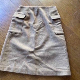 テチチ(Techichi)の300円　テチチ❤️Sサイズ　ブラウン　タイトスカート(ひざ丈スカート)