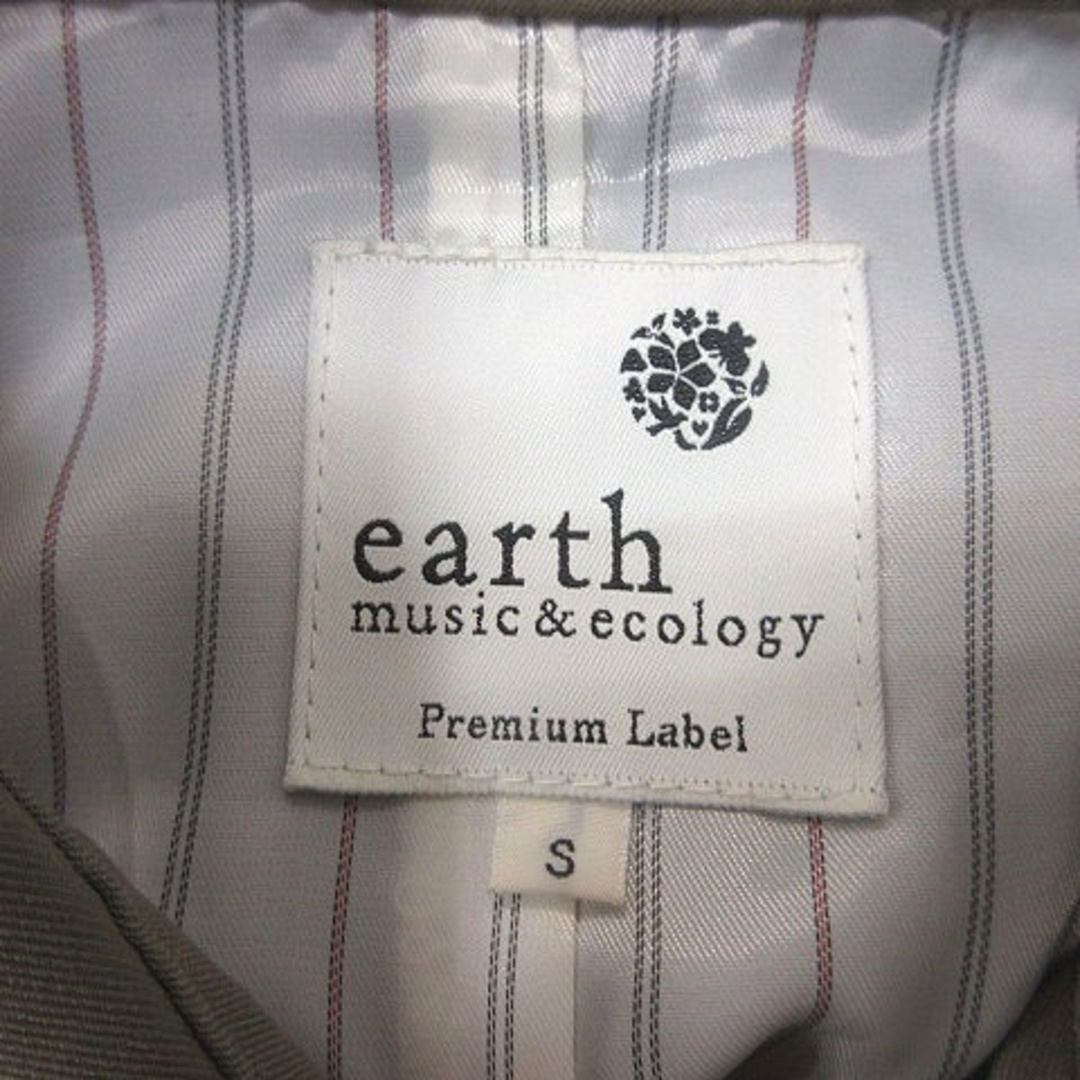 earth music & ecology(アースミュージックアンドエコロジー)のアースミュージック&エコロジー ステンカラーコート ダブル 総裏地 S レディースのジャケット/アウター(その他)の商品写真