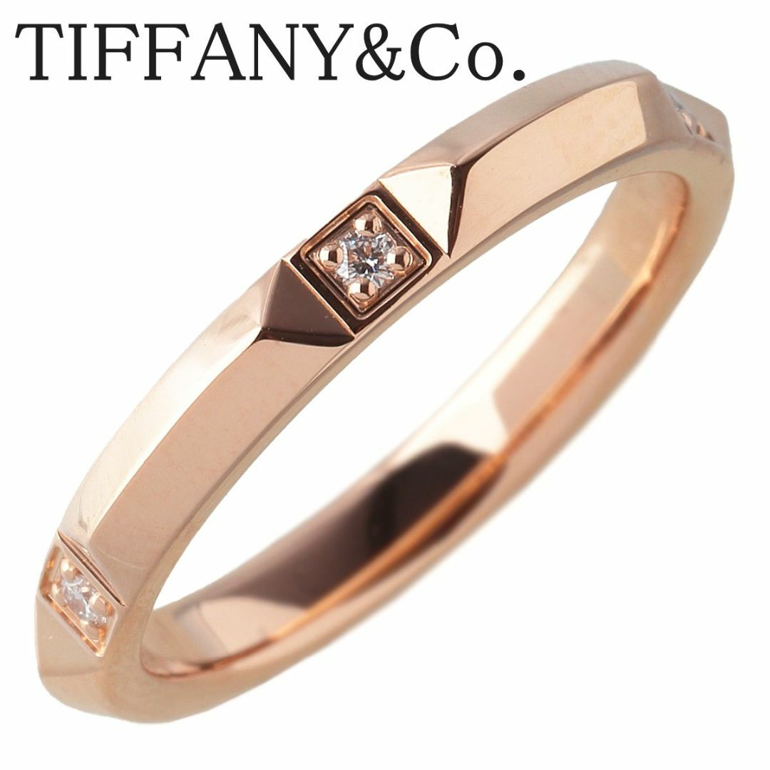 Tiffany & Co. - ティファニー ダイヤ リング トゥルー バンド 現行モデル 9号 AU750PG 新品仕上げ済 TIFFANY【15153】