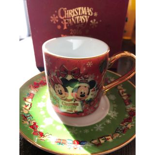 ディズニー(Disney)のディズニー　クリスマス　コーヒーカップ　2016年(キャラクターグッズ)