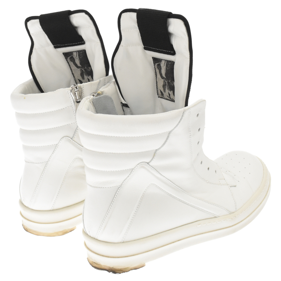 Rick Owens(リックオウエンス)のRick Owens リックオウエンス 21AW GEO BASKET ジオバスケット ハイカットスニーカー ホワイト RU02A5894 メンズの靴/シューズ(スニーカー)の商品写真