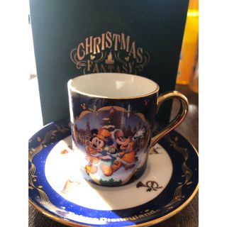 ディズニー(Disney)のディズニー　クリスマス　コーヒーカップ　2001年(キャラクターグッズ)