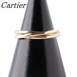 カルティエ(Cartier)のカルティエ トリニティ リング エクストラスモール XS #49 AU750 保証書(2017年) 新品仕上げ済 Cartier【14861】(リング(指輪))